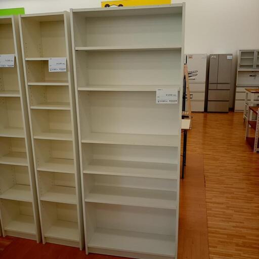 ★ジモティ割あり★ 収納棚　本棚　ホワイト　クリーニング済　YJ3293