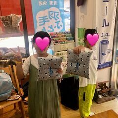 親子で綿入れ教室の画像