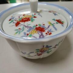 錦松梅西峰作　蓋付き小鉢