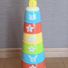 知育玩具　ピカチュウ　コップがさねの画像