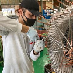 年間休日125日！！モーター製造（ステーターコイル製造）の画像