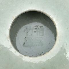 ss6614　大堀相馬焼 相馬竹鳳作 徳利 相馬亀田作 猪口 3点セット 大堀焼 青ひび 貫入 走り駒 二重焼 金彩 馬 陶器 和風 焼き物 食器 工芸品 緑系 グリーン お酒 とっくり おちょこ 大堀相馬焼 中古の画像