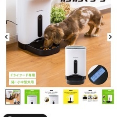 カリカリマシーン （うちのこエレクトリック製 犬猫用タイマー式自動給餌器）の画像