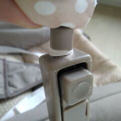 くまさんバウンサー　ベージュ　おもちゃ付き　外箱付きの画像