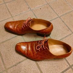 革靴 YAMAZAKI 25.5cm ビジネスシューズの画像