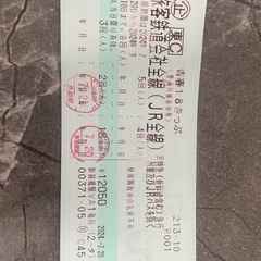 青春18切符（残り3回分）