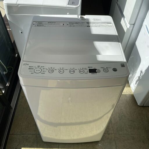 ORIGINAL BASIC 洗濯機 4.5kg BW-45A-W 2023年製