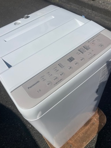 【美品】2022年式　パナソニック　7キロ