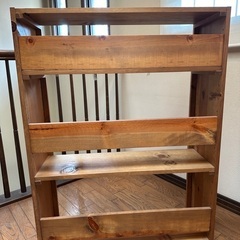 木製シェルフの画像