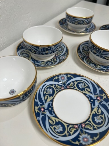 【大特価】【美品】WEDGWOOD BLUE ELEPHANT ウェッジウッド　ブルーエレファント　ジャパニーズカップ