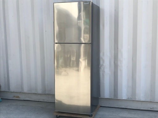 E477◇シャープ　２ドア冷蔵庫◇大きめ225L◇2021年製◇SJ-D23H-S