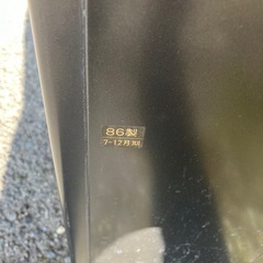 【ジャンク】ナショナル　ブラウン管テレビ　TH19-L14VRの画像