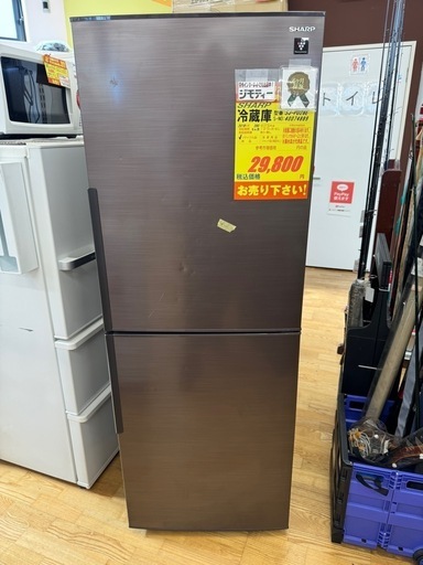 SHARP製★2019年製★2ドア冷蔵庫★6ヶ月間保証付き
