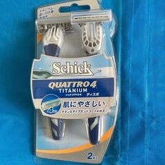 ★シック　カミソリ　クアトロ4 チタニウム　2本入り×2個の画像