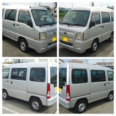 キッチンカー　移動販売車　総額60万円　22年スバル・サンバー オートマ、フル装備　カーナビ　車検2年、諸費用0円　クレープ・カフェ開業の画像