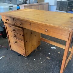 リサイクルショップどりーむ荒田店 No12805 デスク　シンプ...