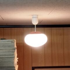 SALE 松下電工 ナショナル 乳白色ガラスペンダントライト ミ...