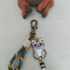 【購入者決定】None  スエード チャーム(ふりふり猫)の画像