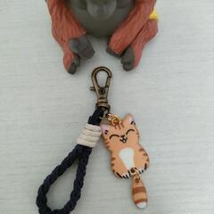 【購入者決定】None  スエード チャーム(ふりふり猫)の画像