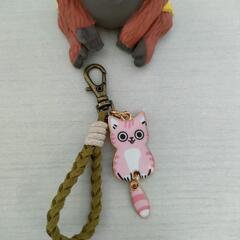 【購入者決定】None  スエード チャーム(ふりふり猫)の画像