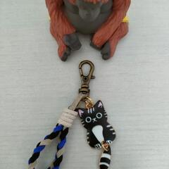 【購入者決定】None  スエード チャーム(ふりふり猫)の画像
