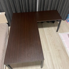 パソコンデスク　ロータイプ　引き取り限定