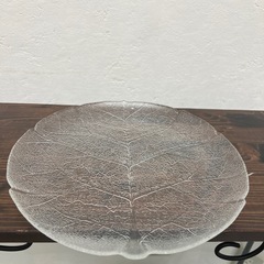 27㎝大皿arcoroc アルコロック フランス製 リーフデザイ...