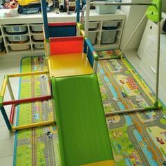 ブランコ＆鉄棒＆滑り台のジャングルジムの画像