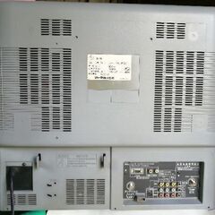 ブラウン管テレビ シルバー 2リモコン付き ブラウン管テレビ シルバー 2リモコン付き