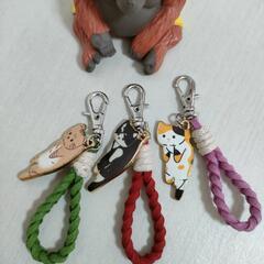 【購入者決定】☆再販☆None スエード チャーム( つまみ猫)