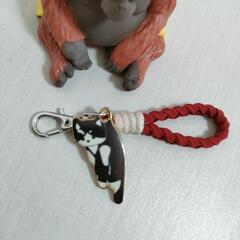 【購入者決定】☆再販☆None スエード チャーム( つまみ猫)の画像