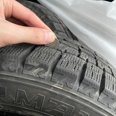 DUNLOP WM02 185/65R15 スタッドレス　タイヤ　2018年製　15インチの画像