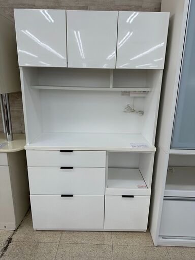 ★ジモティ割あり★ ニトリ レンジボード 白 H180×D41.5×W104.5 クリーニング済み TJ7652