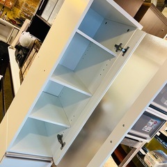 《売約済》【池上店】　スキマ収納　隙間収納　スリム　ラック　棚　リビング収納　脱衣所　デットスペース　レンジボード　食器棚　キッチンカウンター　キッチン収納　家具　検　ニトリ　NITORI    の画像