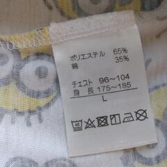 中古　ミニオン　Ｌ　総柄Ｔシャツ　ユニバーサルスタジオジャパンUSJの画像