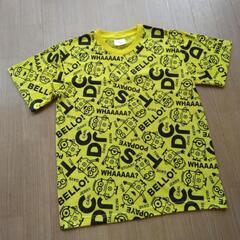中古　ミニオン　S　黄　総柄Ｔシャツ　ユニバーサルスタジオジャパ...