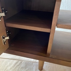 テレビ台 ブラウン 収納家具の画像