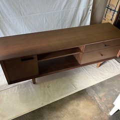 テレビ台 ブラウン 収納家具の画像