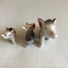 陶器　象　置き物　飾り物の画像
