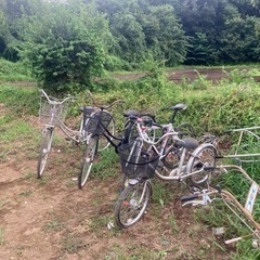 自転車ママチャリジャンク品の画像