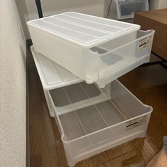 【値下げしました】ニトリの押入れケース 2個セットの画像