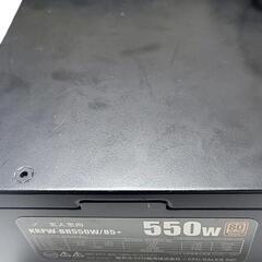 玄人志向　PC電源550W　80plus bronze