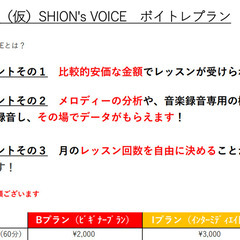 SHION's VOICE 初心者の方に優しいボイトレ。販売実績はおかげさまで30件を突破！プロから教わった経験と独学のノウハウで効果的に声を変えていきますの画像