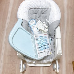 Aprica アップリカ　ユラリズム　ハイローベッド&チェア　お食事椅子　手動　ベビーザらス　トイザらス　限定品の画像