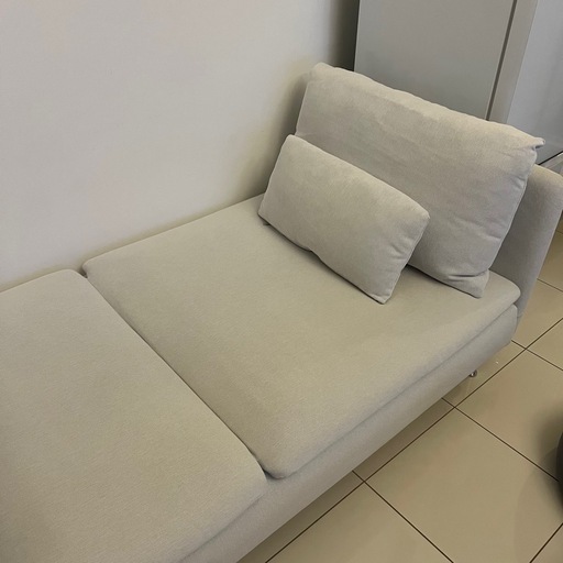 【桜川・
堀江】IKEA ソーデルハムン 廃盤カラー：ホワイト ソファ