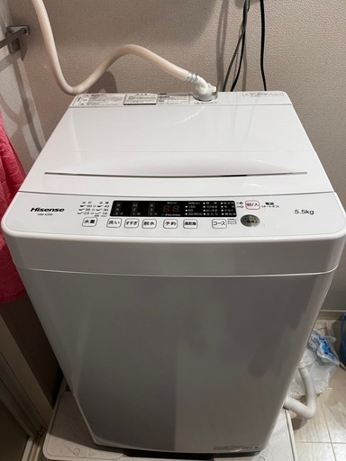 HISENSE 洗濯機HW-K55E 5.5kg 2020年製