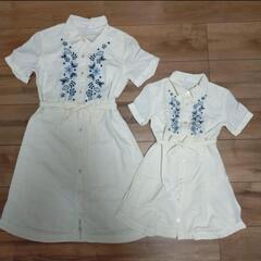 GAPKids♡110&150サイズ 綿100% 花柄 刺繍 ワ...