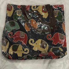 新品未使用 ゾウさんバック黒