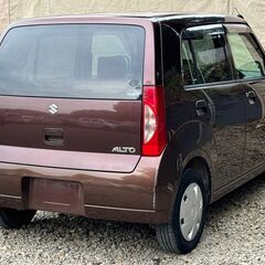 スズキ　アルト　走行距離2.9万キロ　車検二年付き　ブラウン　タイミングチェーン　ABS　エアコン　の画像