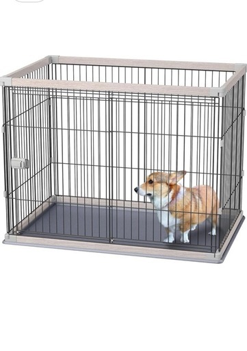 アイリスオーヤマ　中型犬サークルケージ屋根付き　定価約27,000